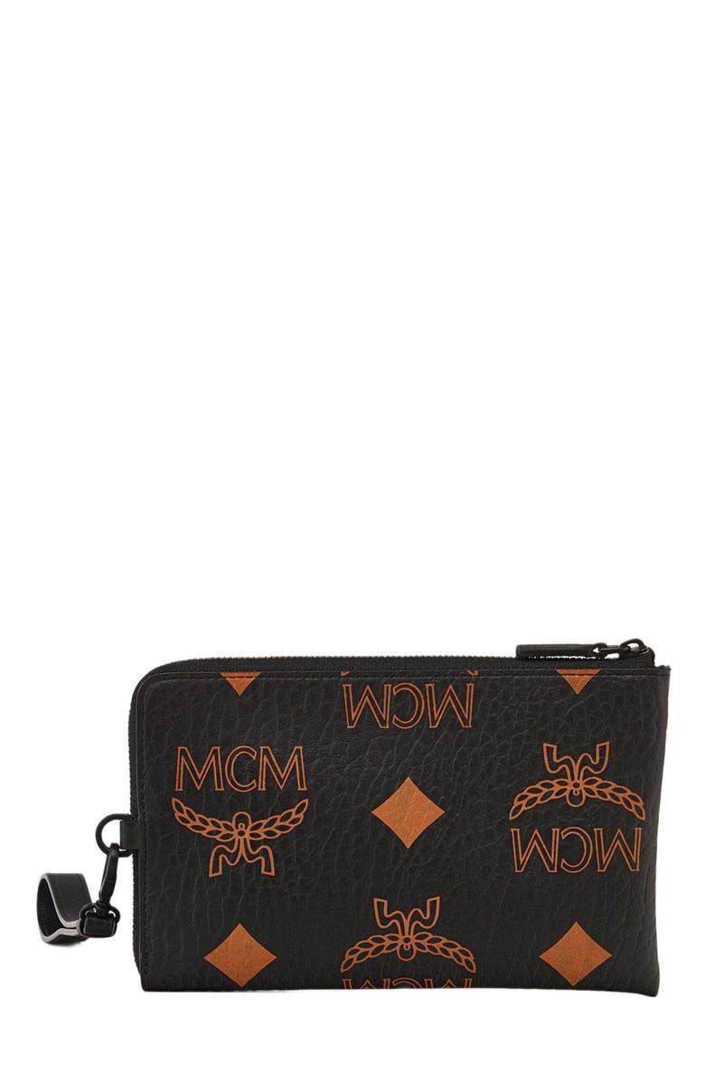 MCM Ottomar Passport Holder in Maxi Visetos, Alternate, color, 