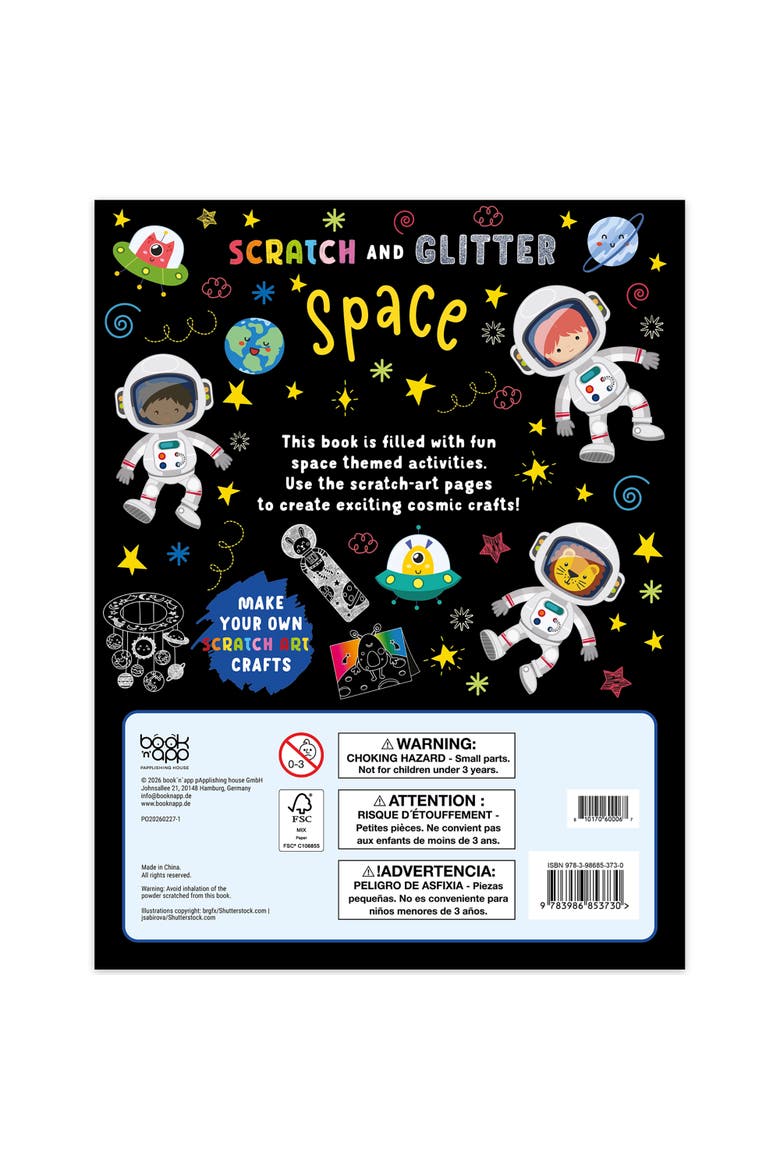 Scratch & Glitter Activity Book, Alternate, color, Multicolored