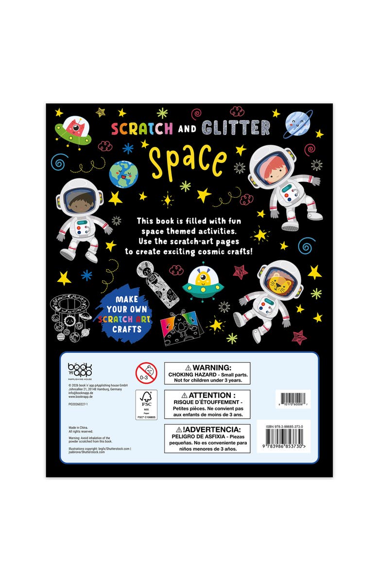 book 'n' app pApplishing house Scratch & Glitter Activity Book, Alternate, color, Multicolored