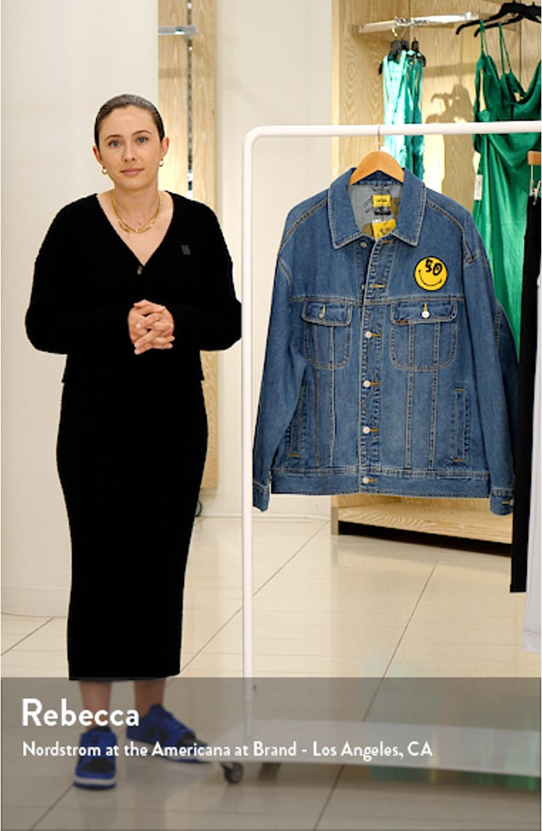 Smiley<sup>®</sup> x Lee 50th Anniversary Smiley Patch Denim Jacket, sales video thumbnail