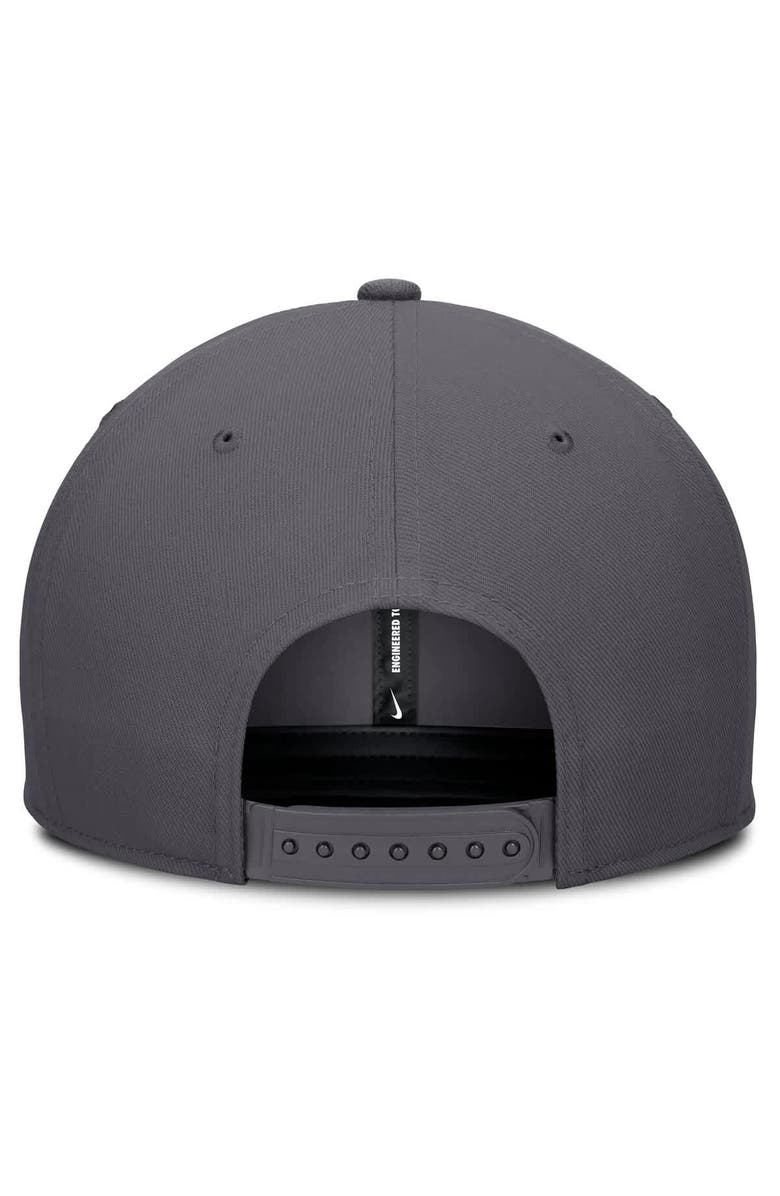 Nike Men's Nike Gray New York Yankees Pro Performance Snapback Hat, Alternate, color,