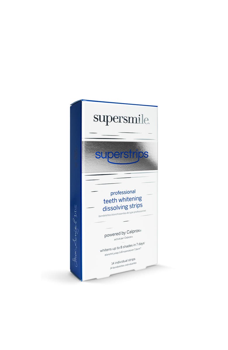 Supersmile Superstrips Dissolving Strips Box Of 14, Alternate, color, White