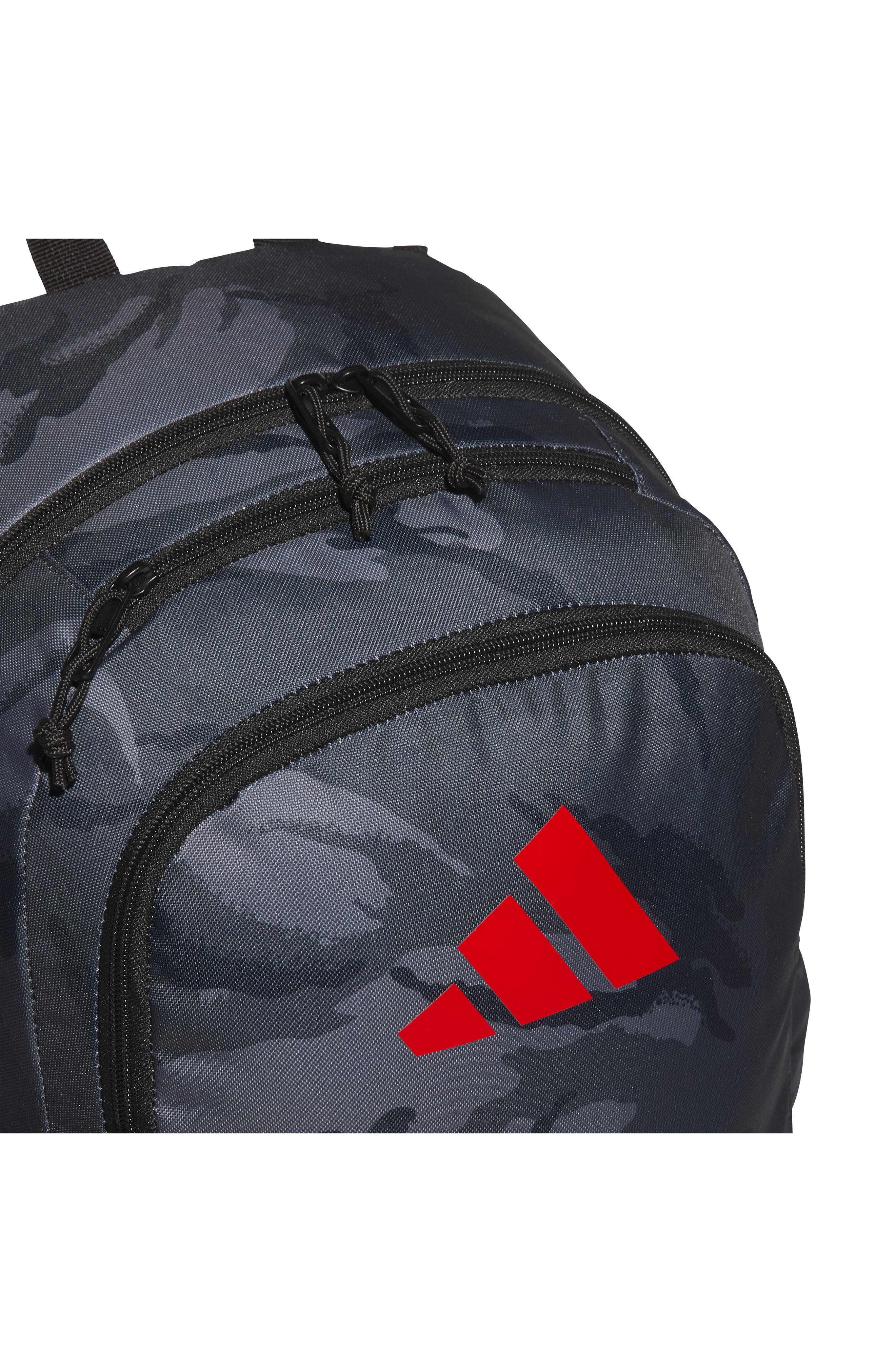 adidas Kids' Affiliate Backpack, Alternate, color, Camo Grey/ Black