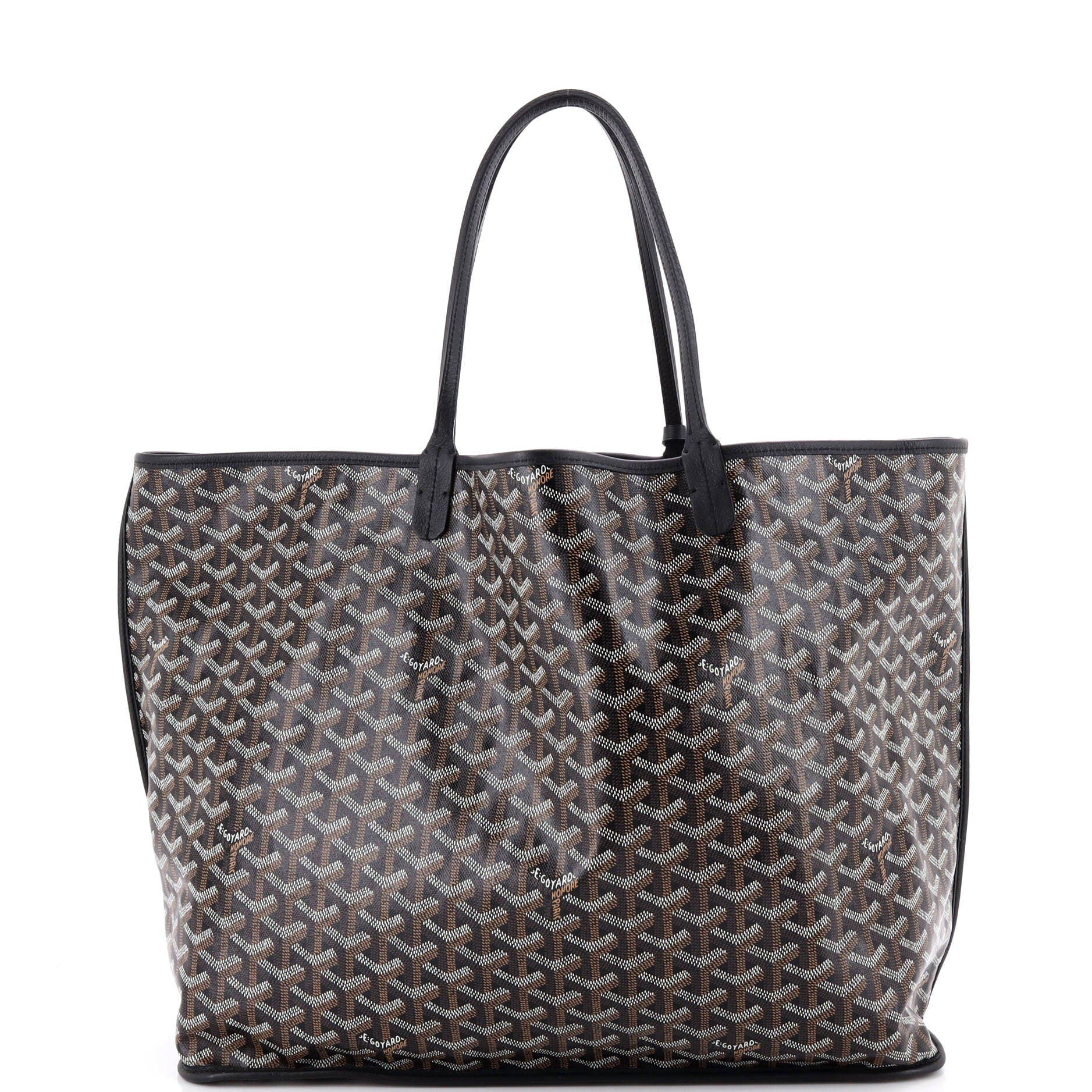 Anjou Reversible Tote Coated Canvas GM, Main, color, Black