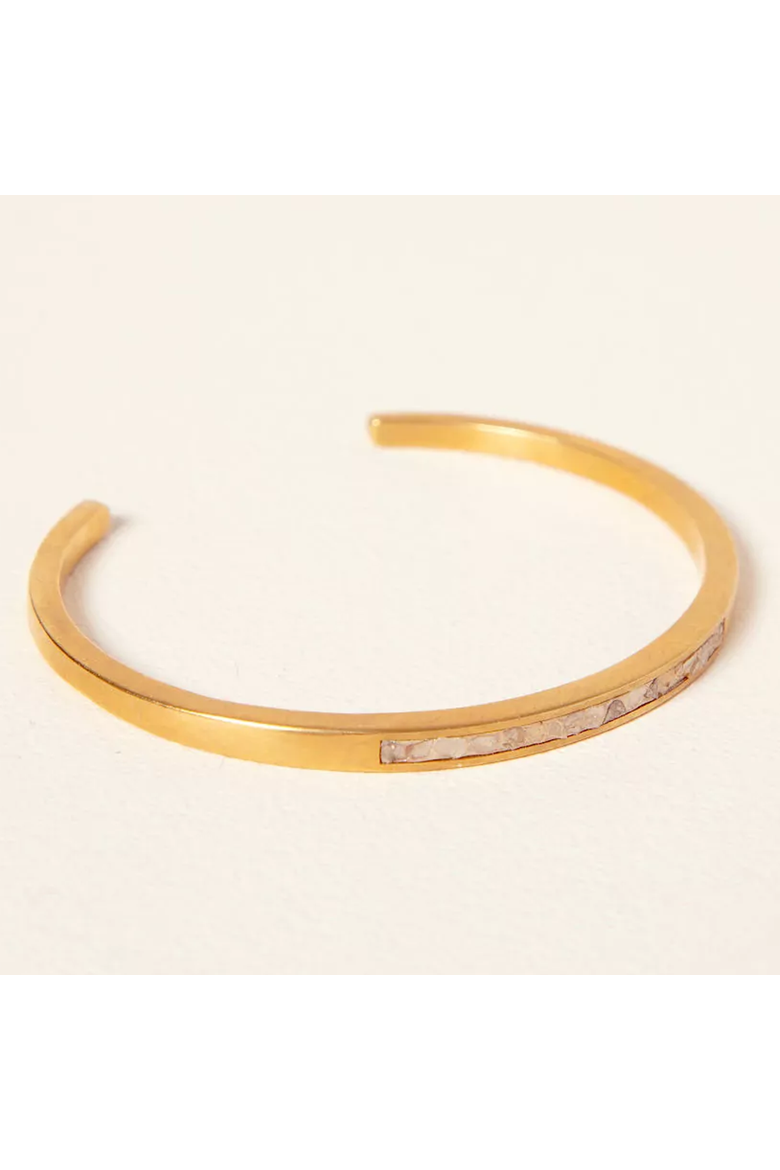 Sliced Raw Diamond Bracelet by Shana Gulati, Alternate, color, Gold With Diamonds