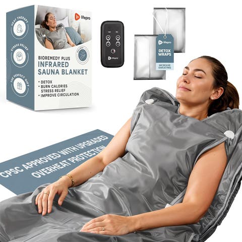 BioRemedy Infrared Sauna Blanket Portable Full Body Detox & Relaxation