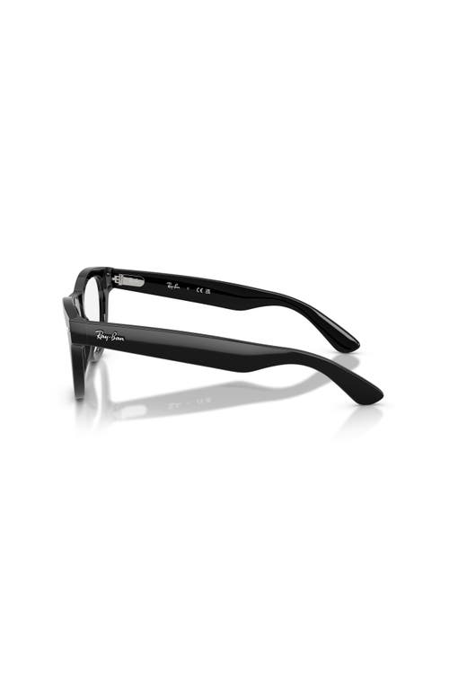 Ray Ban Ray-ban 50mm Cat Eye Optical Glasses In Black