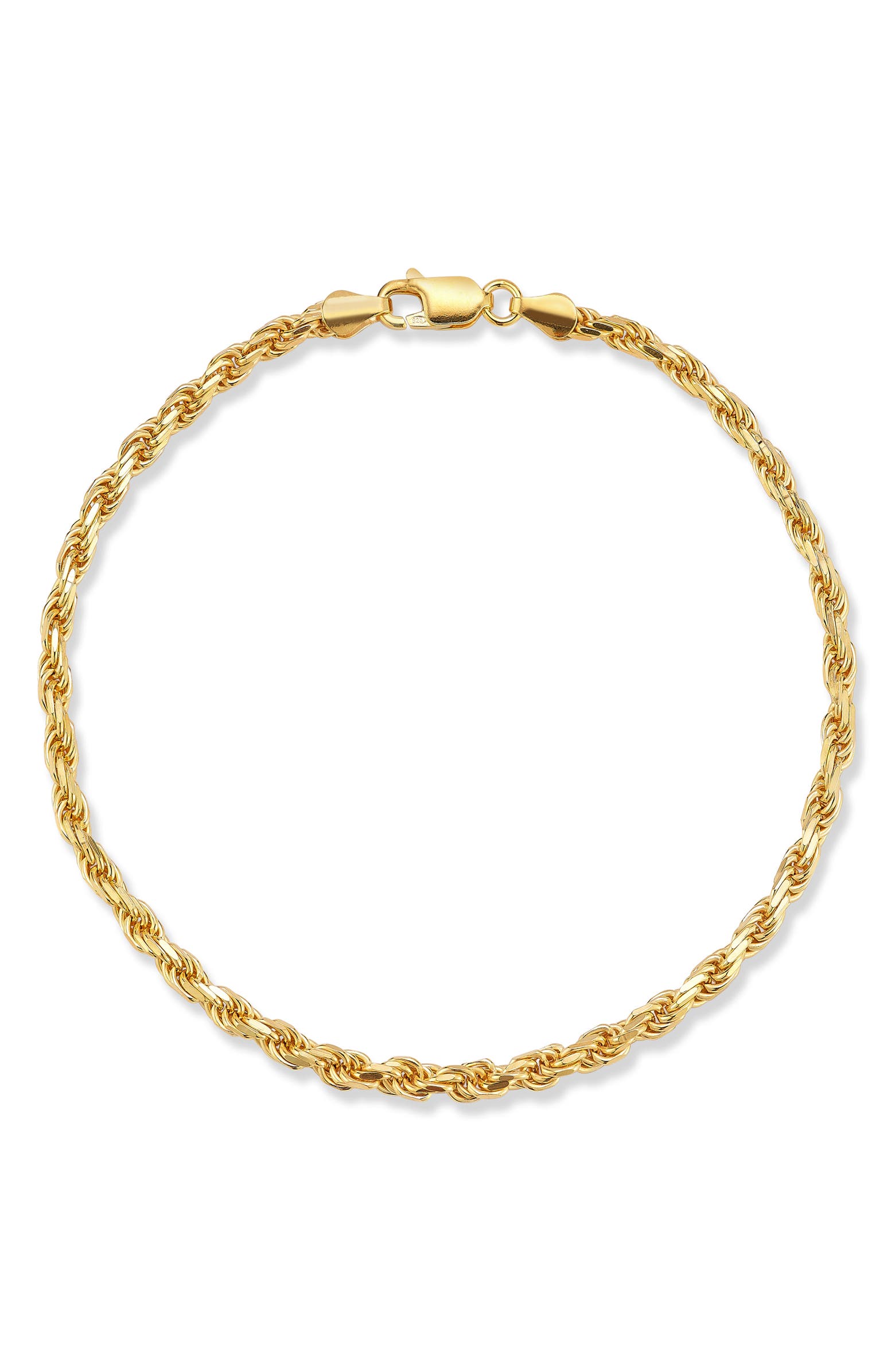 Yield of Men Men's 3mm Rope Chain Bracelet | Nordstromrack