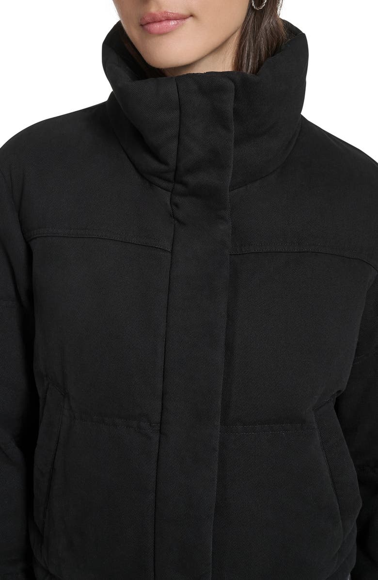 Levi's Quilted Cotton Puffer Jacket, Alternate, color, Black