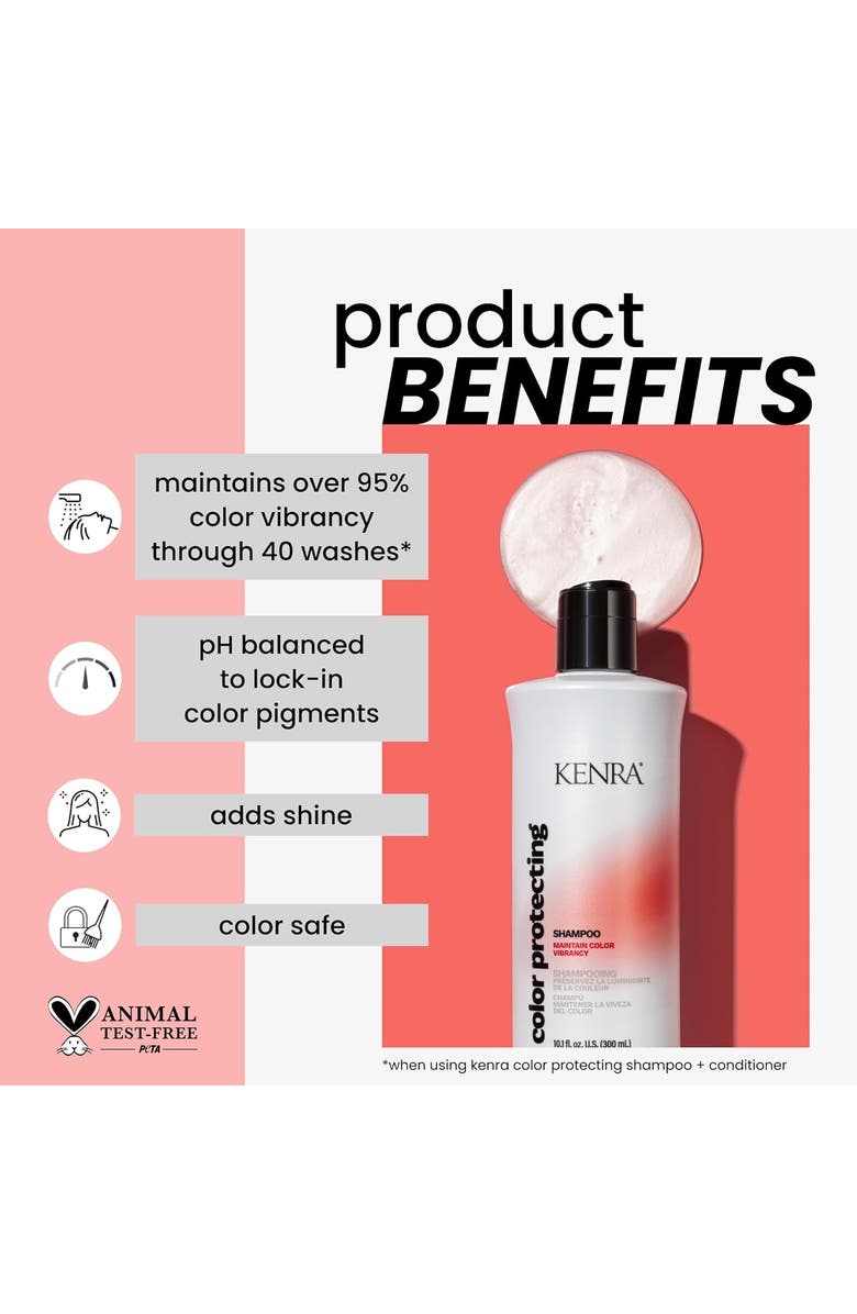 KENRA Color Protecting Shampoo 33.8 oz, Alternate, color, N/A