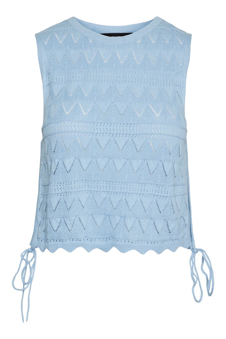 Bali Open Stitch Knit Cotton Tank, Alternate, color, DUTCH CANAL