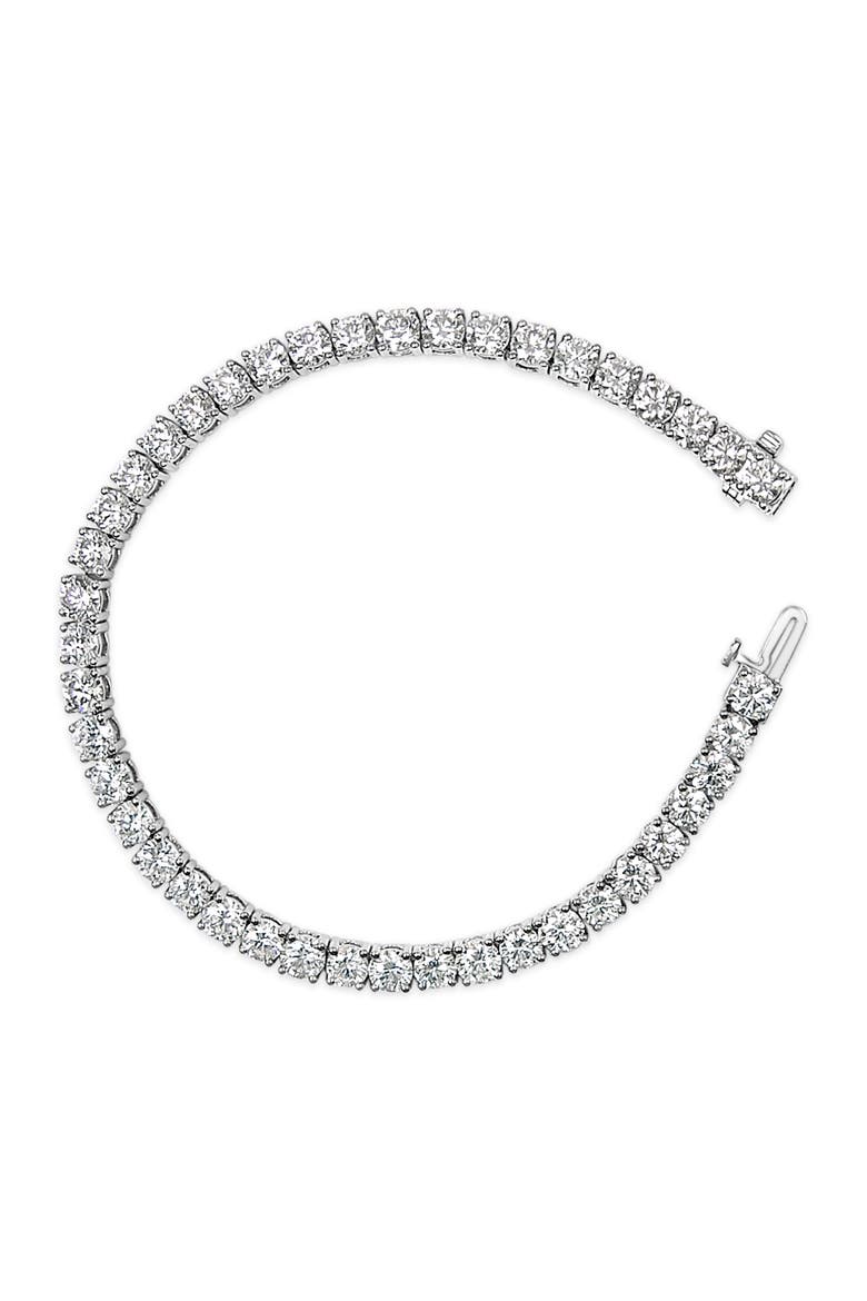 IGI Certified 14K White Gold 11.0 Cttw Lab Grown Diamond Tennis Bracelet, Alternate, color, White Gold