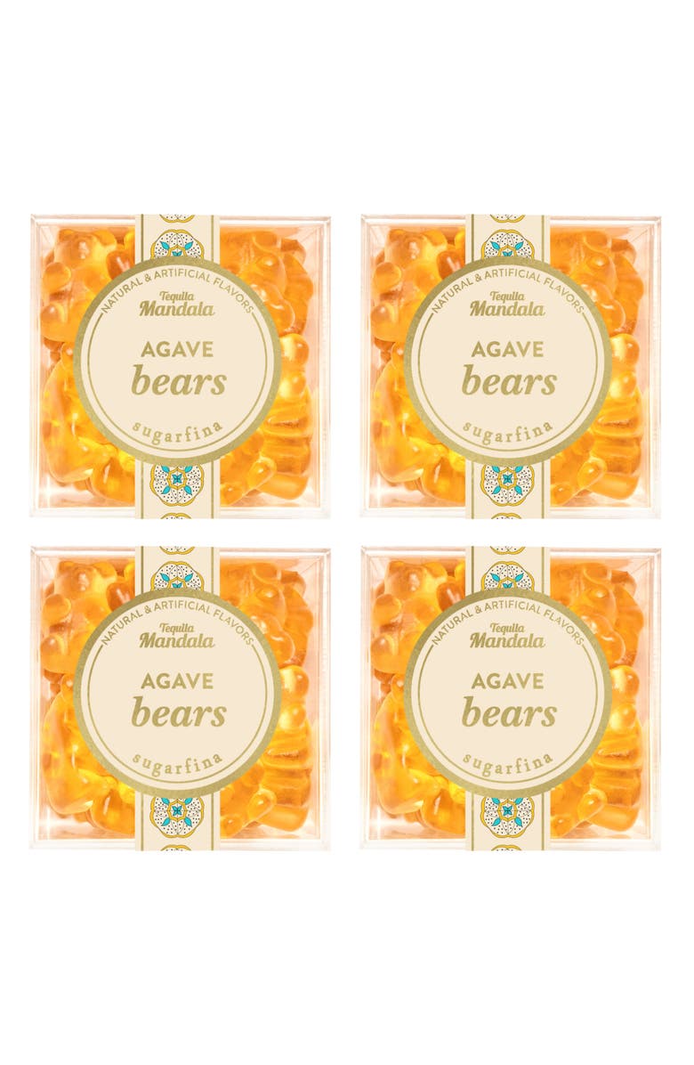 sugarfina x Tequila Mandala Agave Bears Set of 4 Candy Cubes, Main, color, 