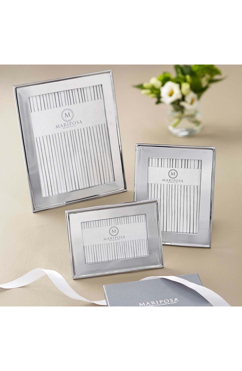 Mariposa Signature Picture Frame, Alternate, color, Silver