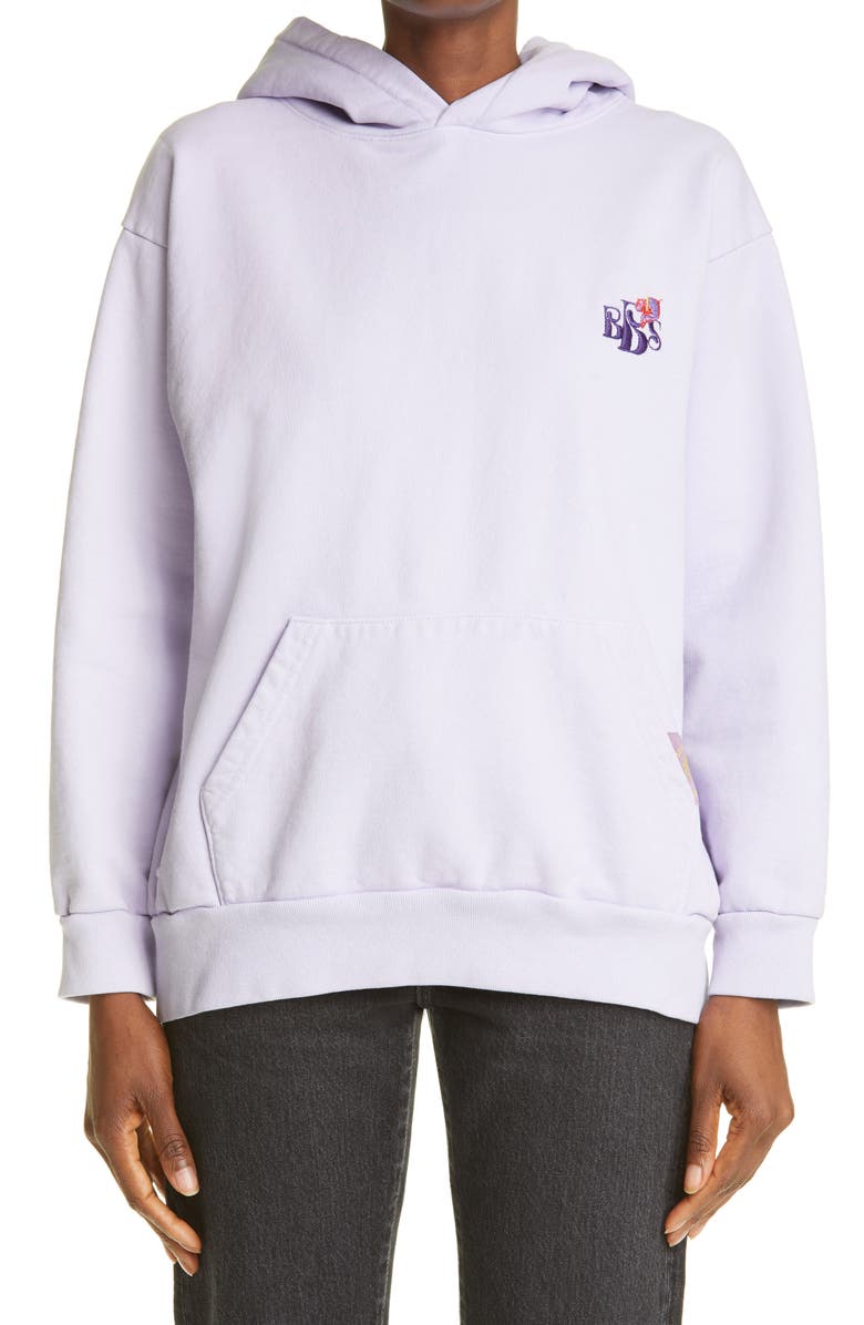 Bephies Beauty Supply Floral Logo Hoodie, Alternate, color,