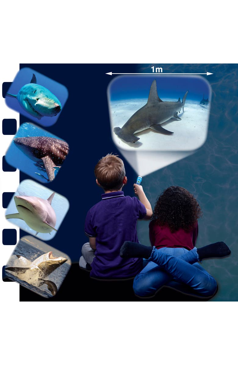 Brainstorm Toys Shark Torch & Projector Ages 3+, Alternate, color, Multicolored