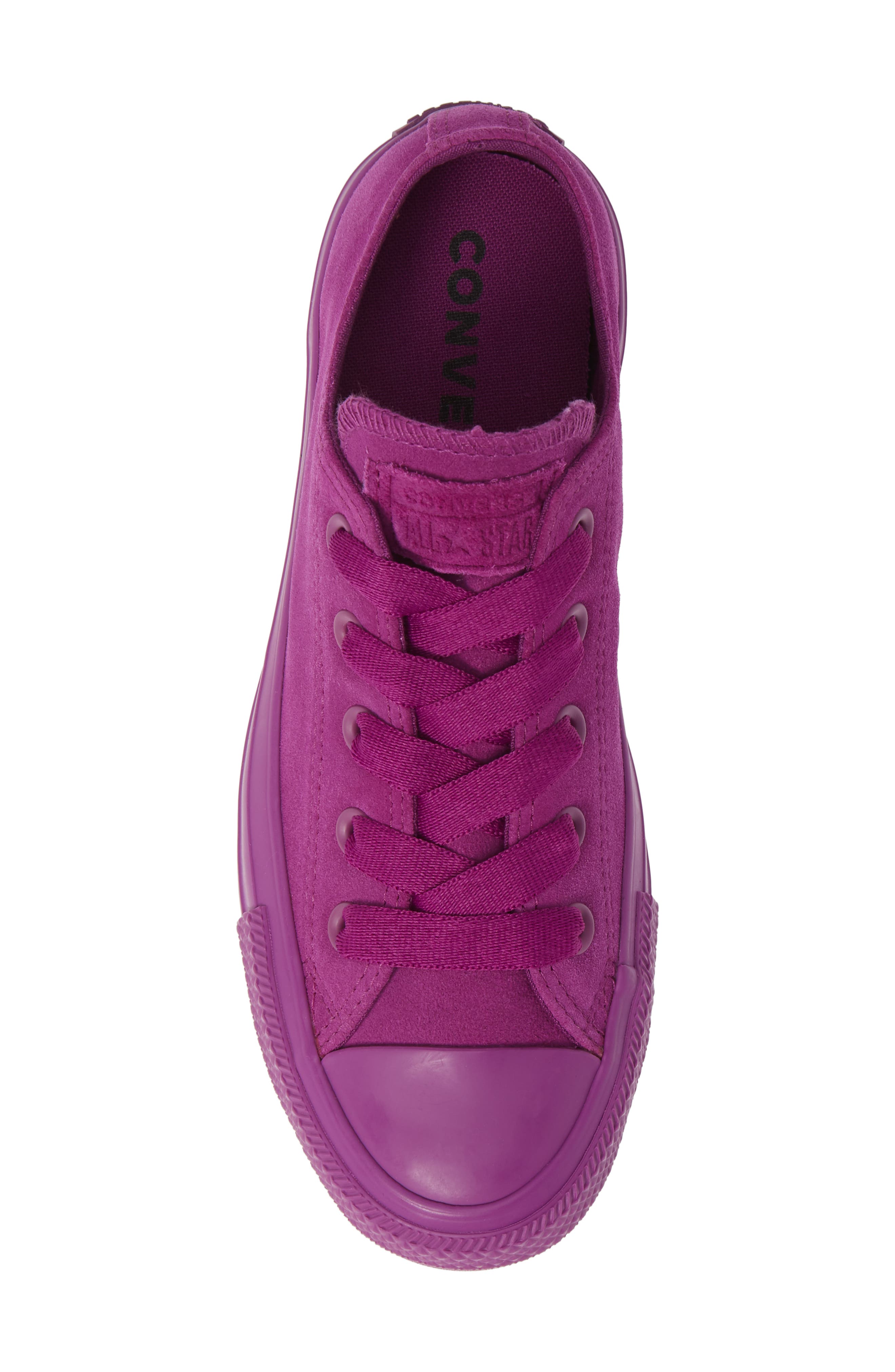 Chuck Taylor® All Star® Ox Sneaker, Alternate, color, ICON VIOLET SUEDE