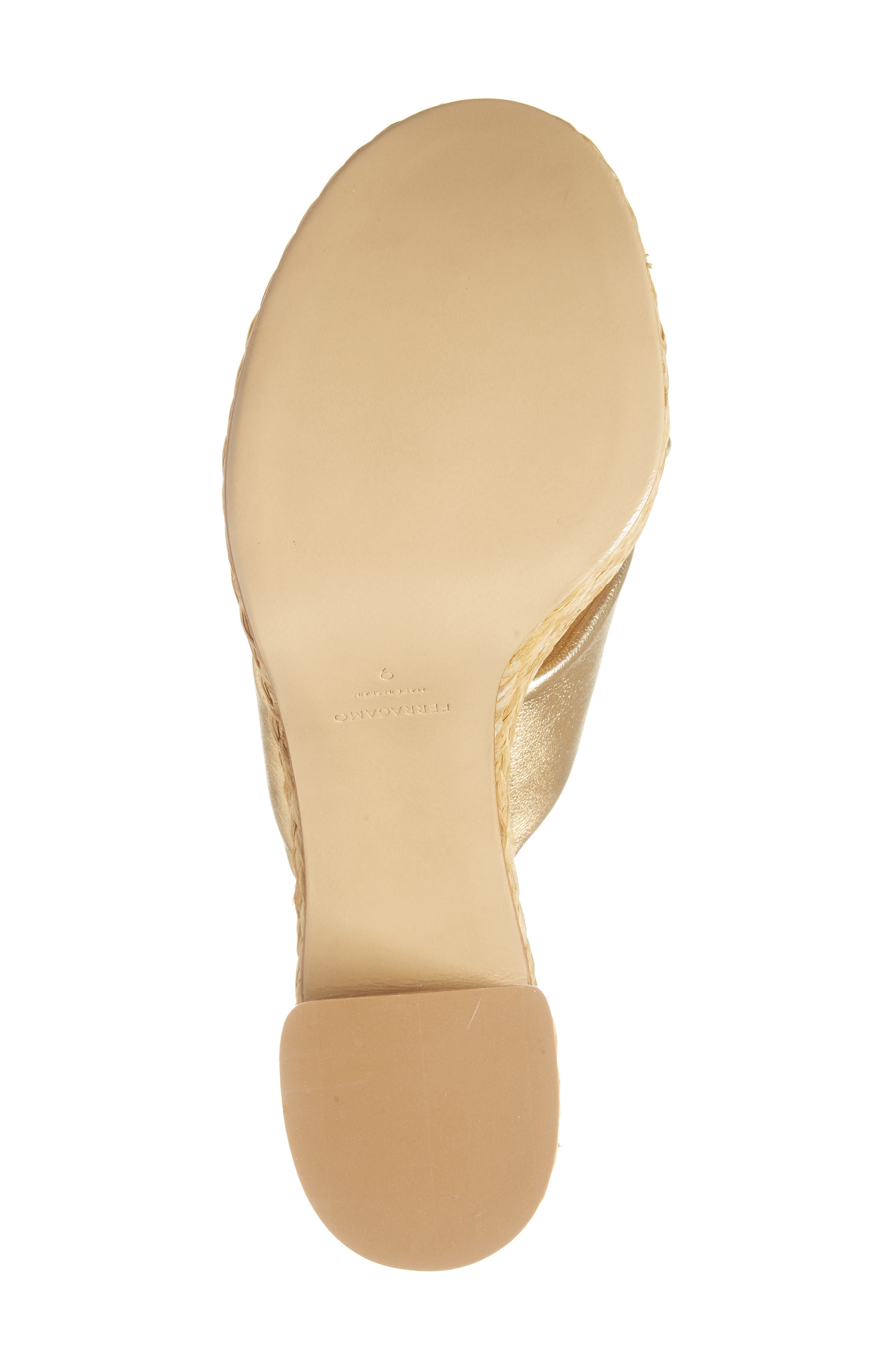 FERRAGAMO Douglas Platform Slide Sandal, Alternate, color, 
