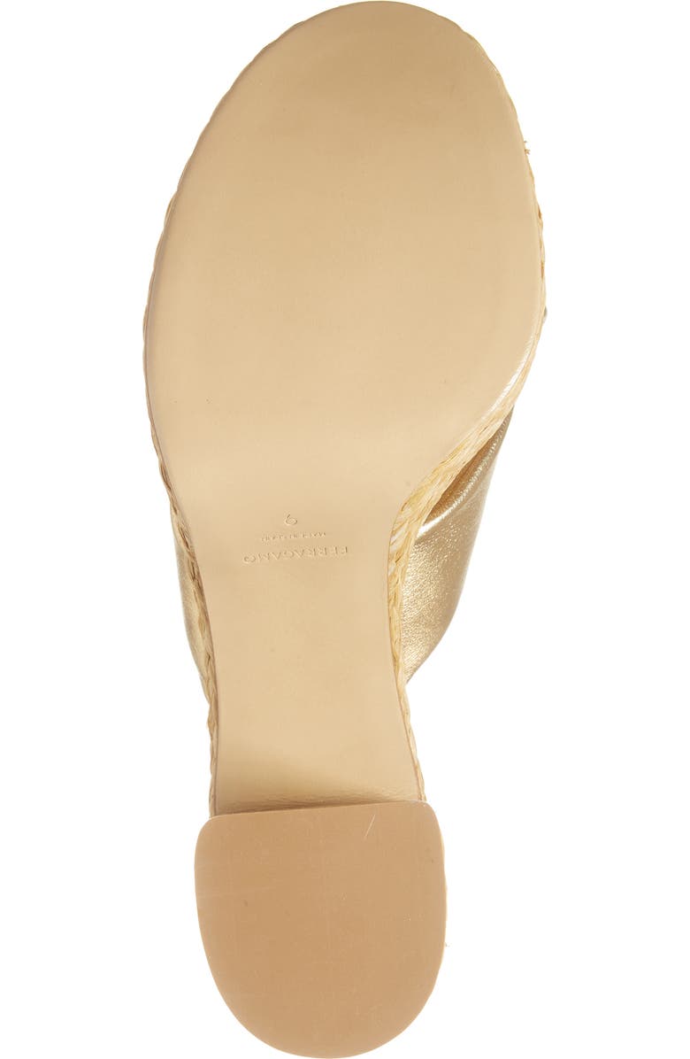 FERRAGAMO Douglas Platform Slide Sandal, Alternate, color,
