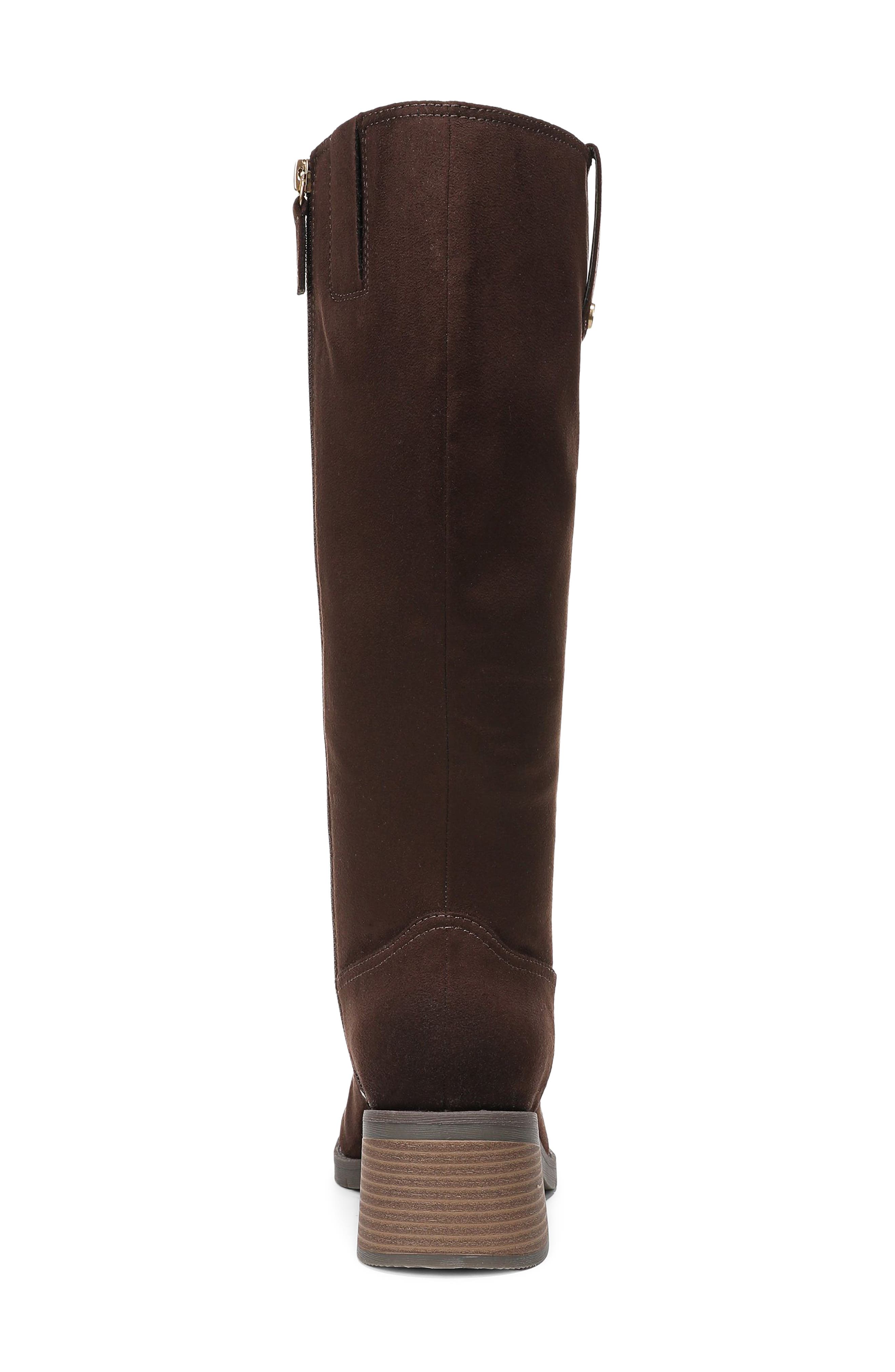 Joplin Boot, Alternate, color, DARK UMBER BROWN MICROSUEDE