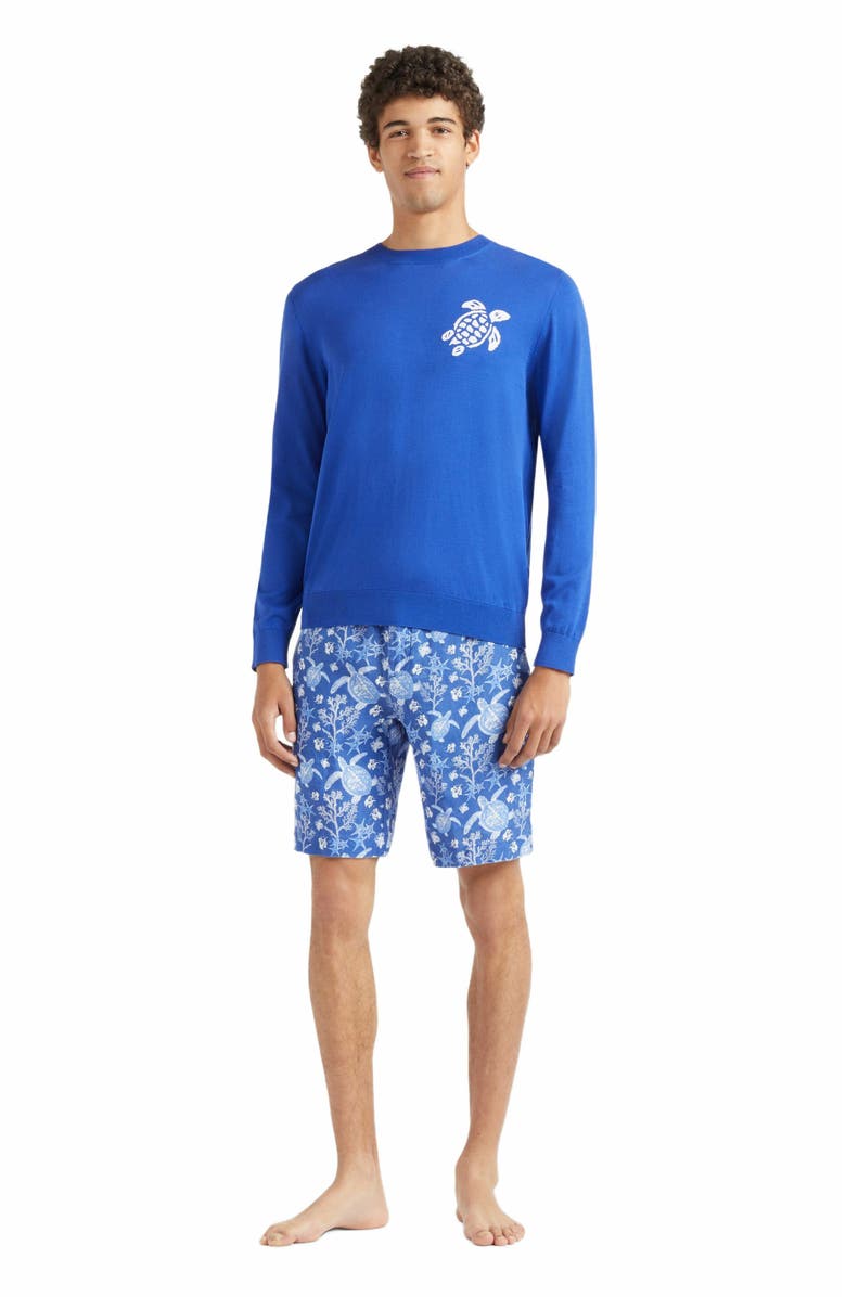 Vilebrequin Men's Turtle Cotton Sweater, Main, color, 