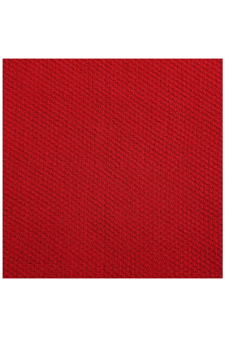 SOLID COTTON PIQUE BLANKET, Alternate, color, RED