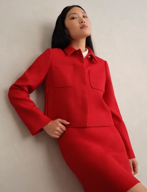 Nessie Boxy Collard Jacket