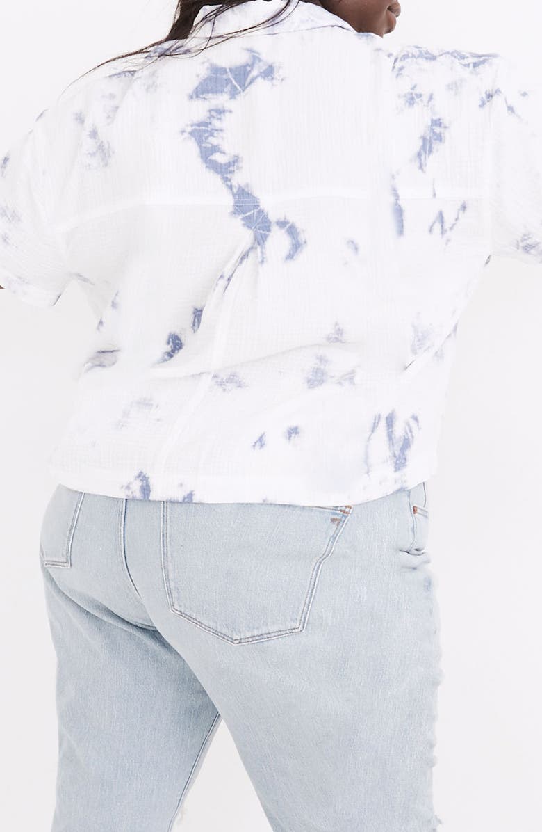Madewell Safari Tie Dye Gauze Shirt, Alternate, color,