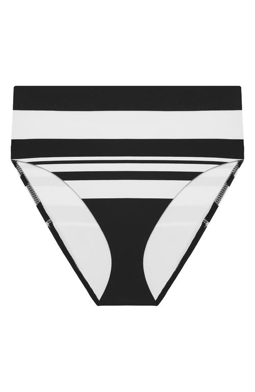 Ralph Lauren Lauren Banded High Waist Bikini Bottoms In Multi