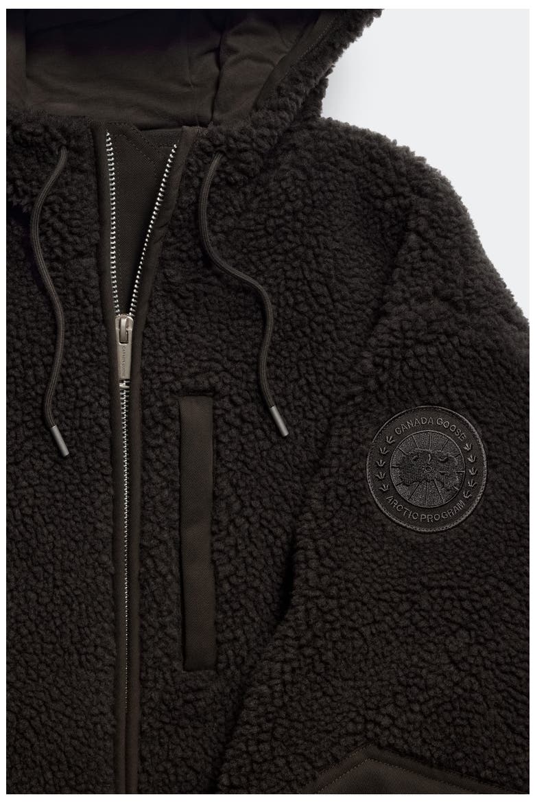 Harrier Fleece Full Zip Hoodie, Alternate, color, ARABICA-ARABICA