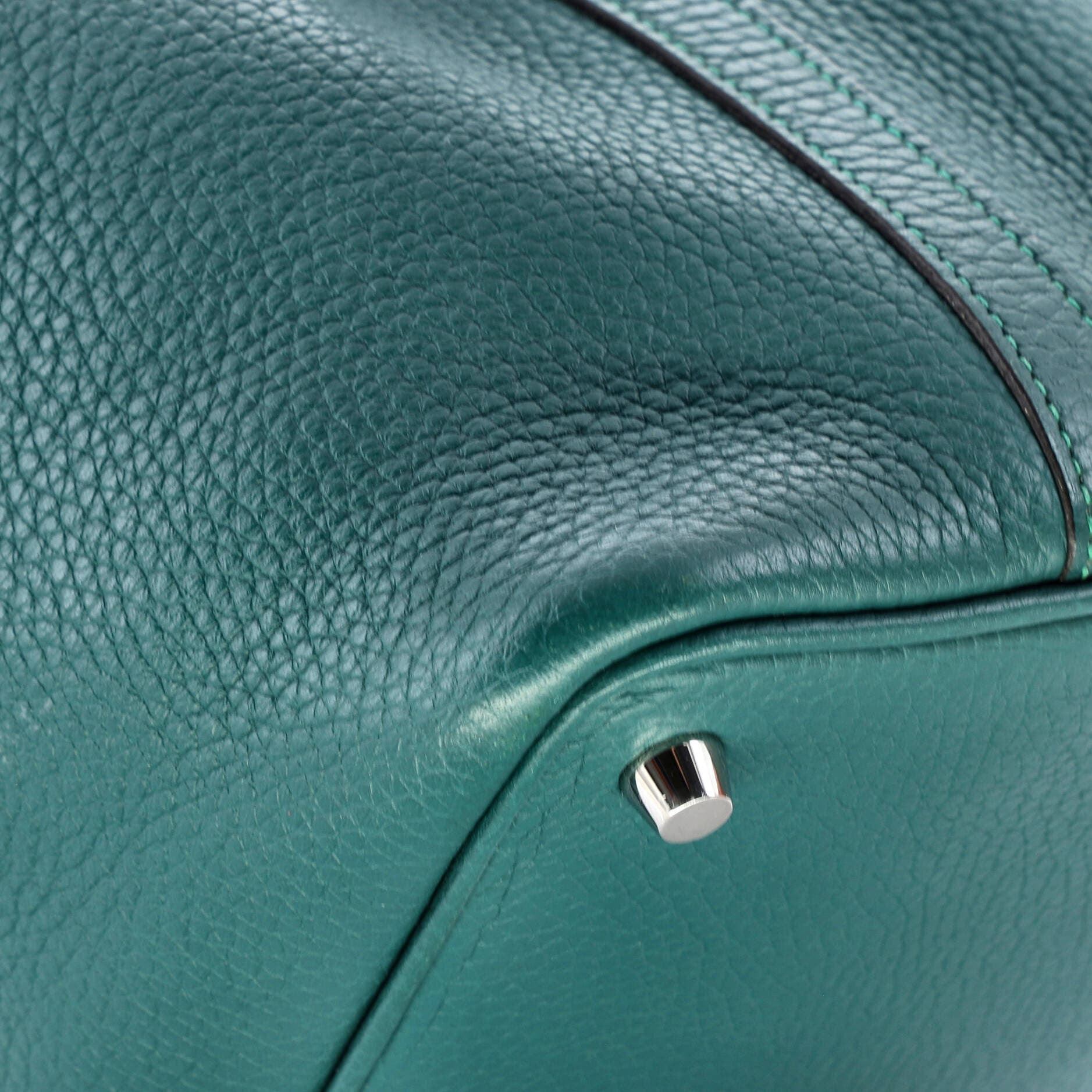 Pre-Owned Hermes Picotin Lock Bag Clemence PM, Alternate, color, Malachite