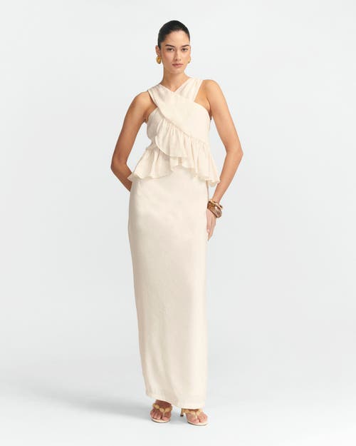 St Mrlo Aloe Maxi Dress In White