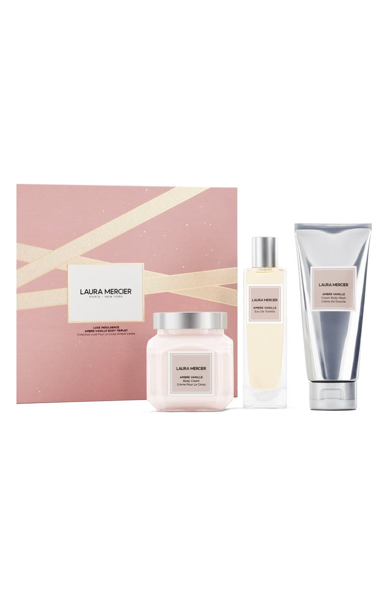 Laura Mercier Luxe Indulgence Ambre Vanille Body Set, Main, color, 