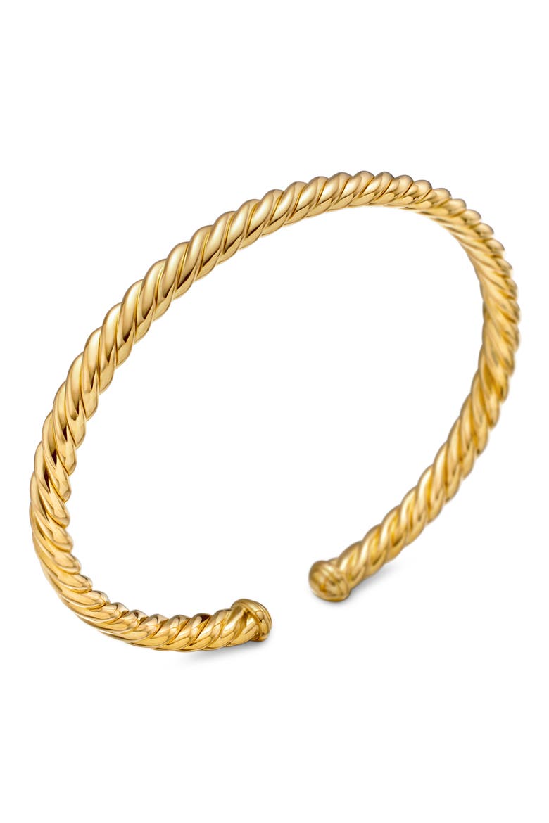 Modern Oval Cablespira® Bracelet in 18K Yellow Gold, 4.5mm, Alternate, color, 18K YELLOW GOLD