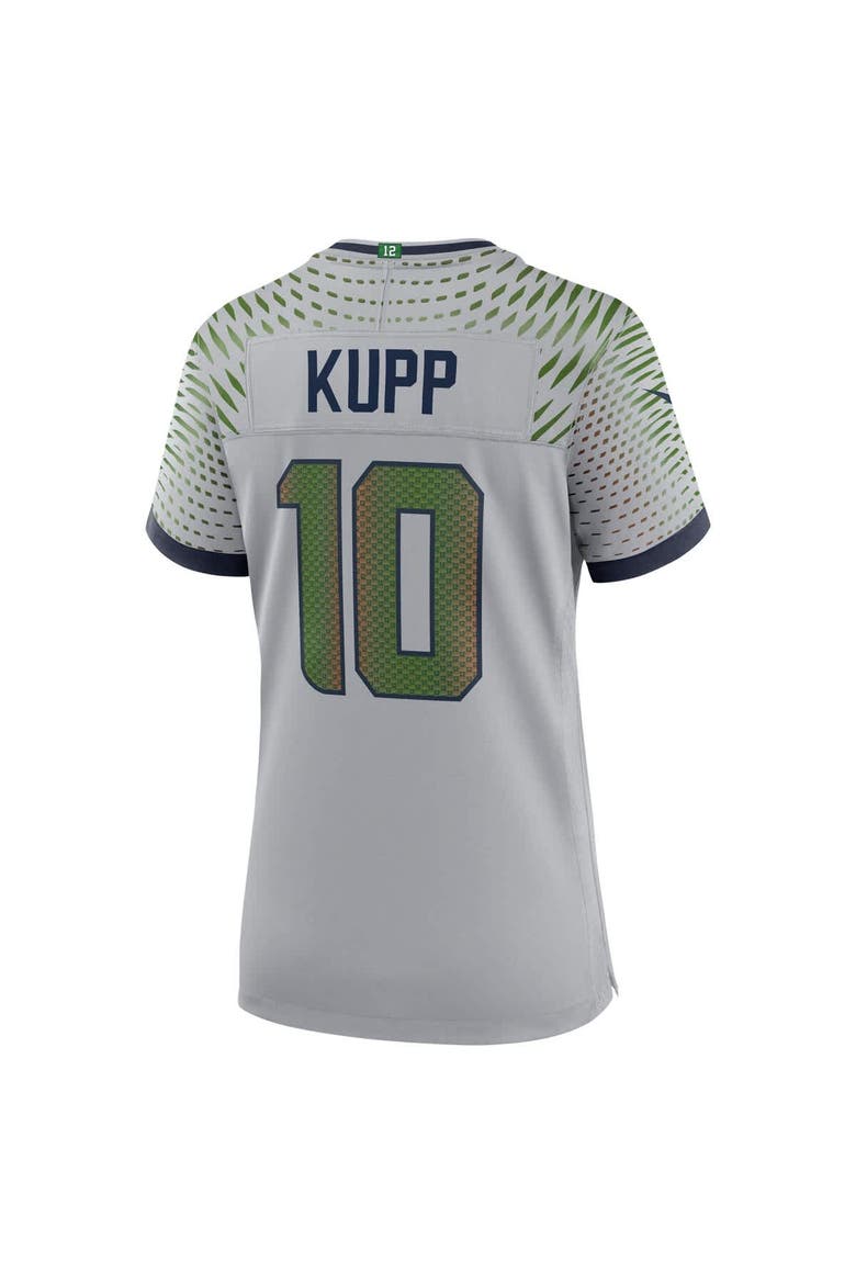 Women's Nike Cooper Kupp Wolf Gray Seattle Seahawks 2025 Rivalries Collection Game Jersey, Alternate, color, Gray