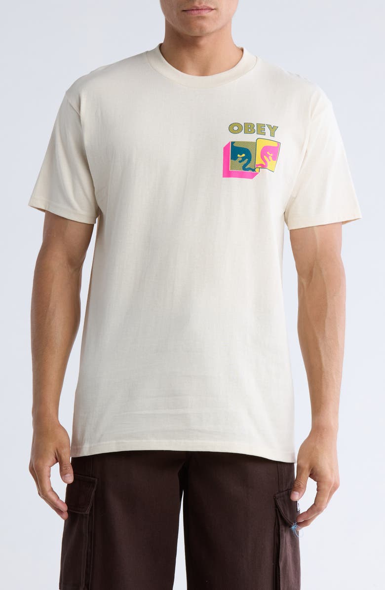 Obey Post Modern Graphic T-Shirt, Main, color, 