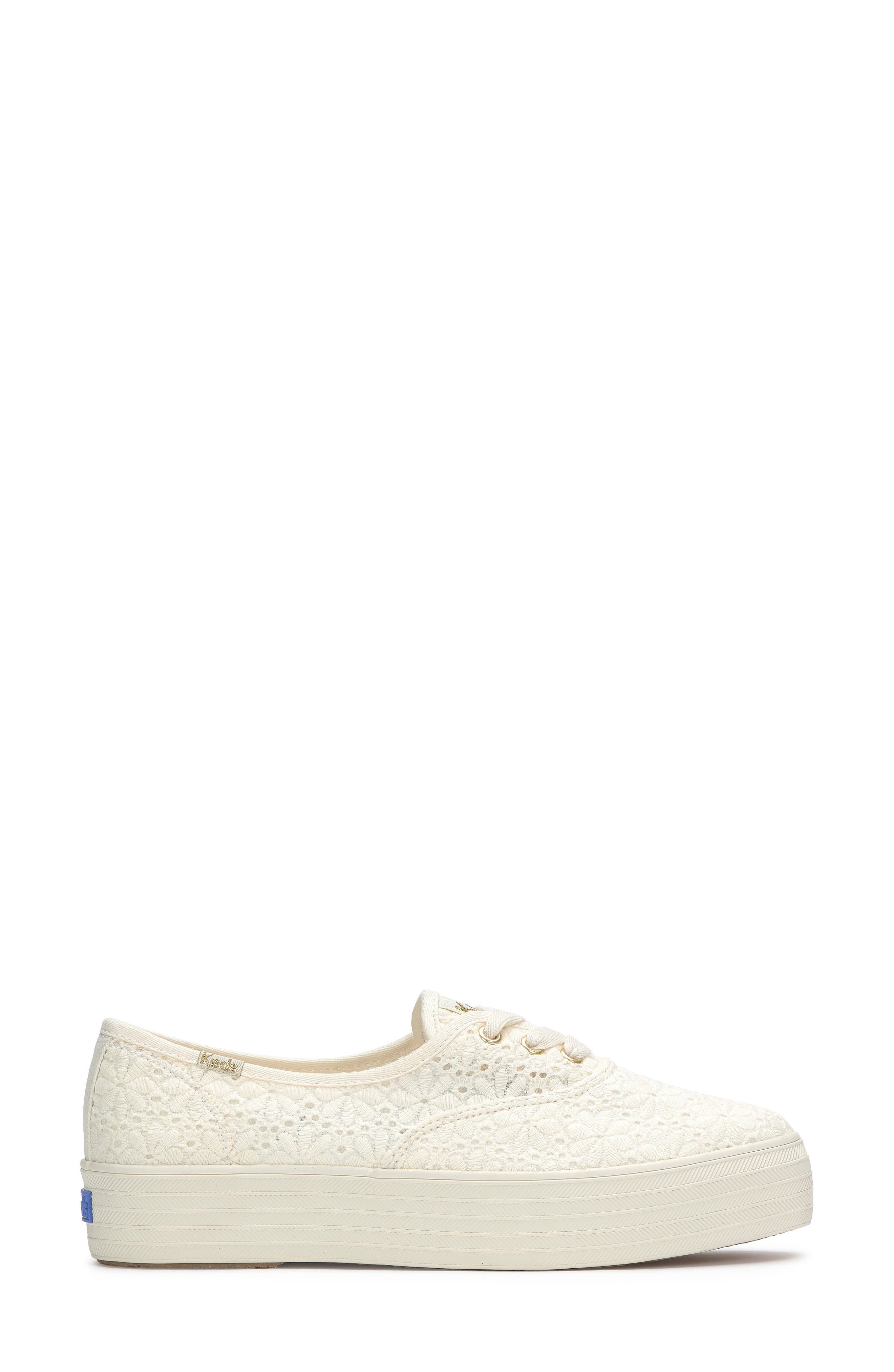 Point Platform Sneaker, Alternate, color, EGRET