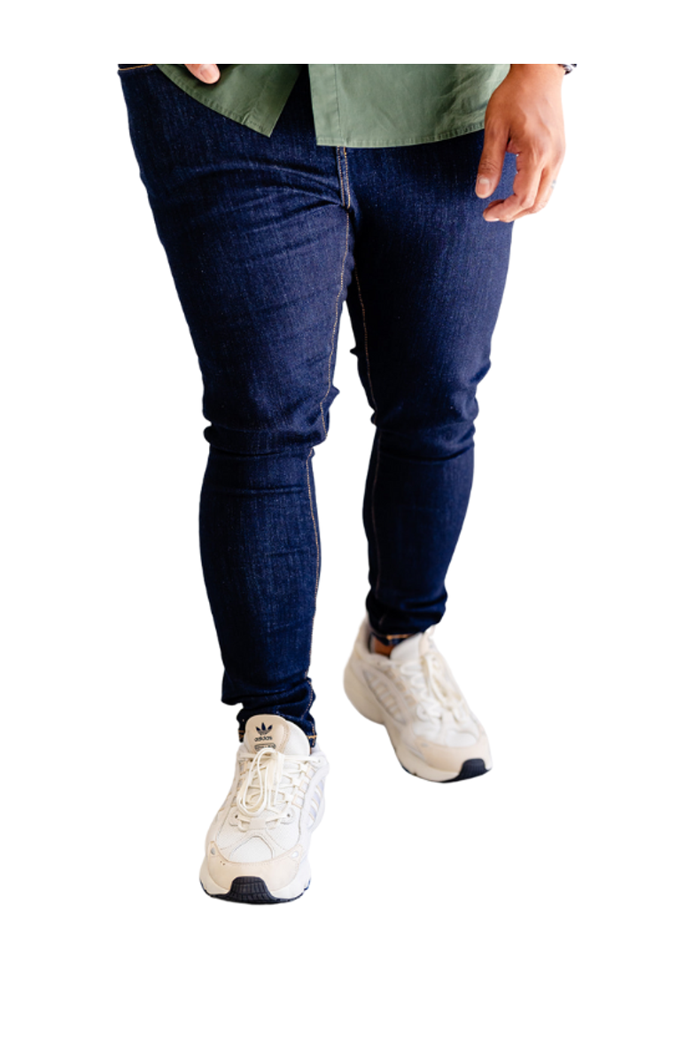 Skinny Indigo Jeans, Alternate, color, Indigo