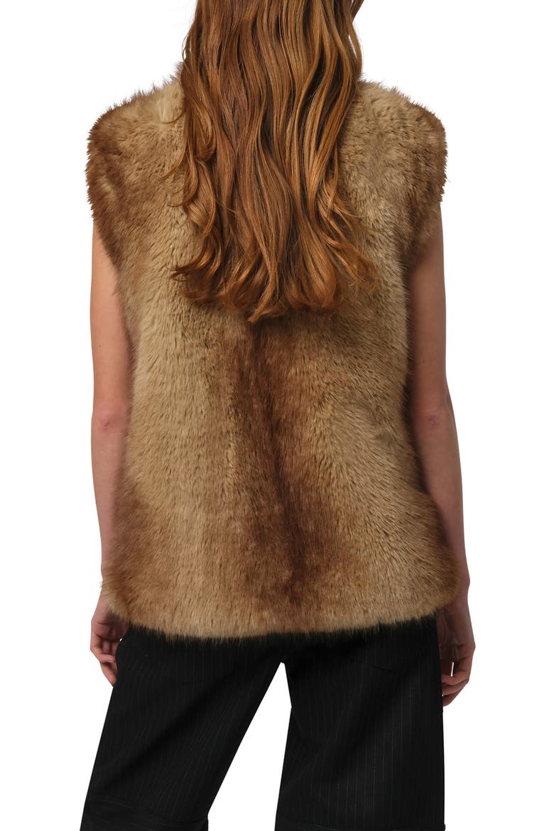 Laila Faux Mink Vest, Alternate, color, BLONDE MINK