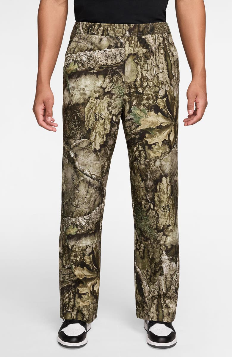 Jordan Realtree<sup>®</sup> Camo Canvas Pants, Main, color, Medium Olive/ Sail