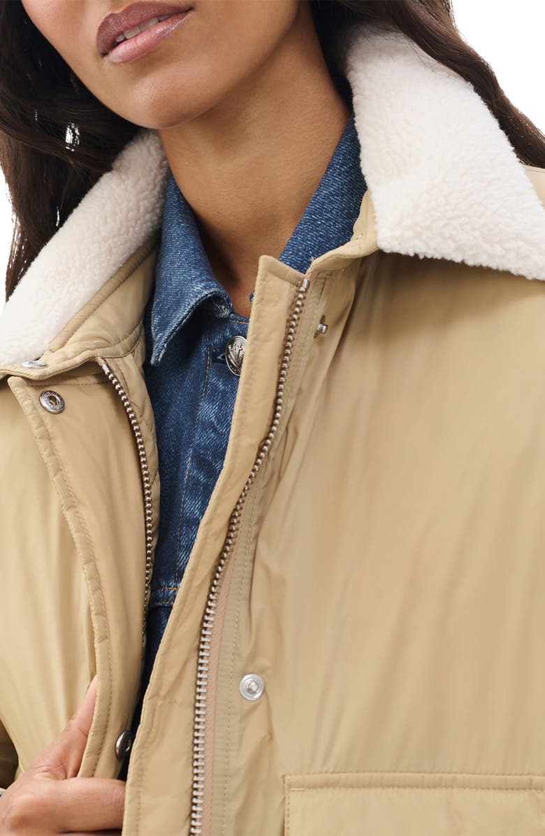 rag & bone Nonie Down Jacket, Alternate, color, Khaki