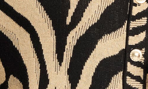 Nic + Zoe Nic+zoe Animal Print Cardigan In Multi