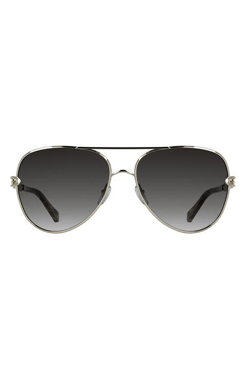 Korinne 61mm Gradient Aviator Sunglasses