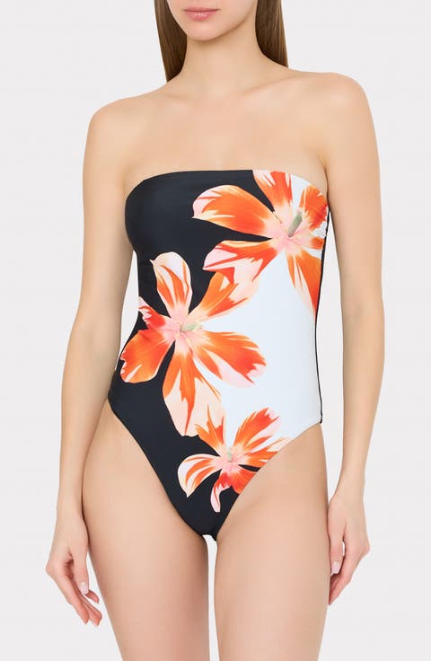 Tropical Flame One-Piece Swimsuit