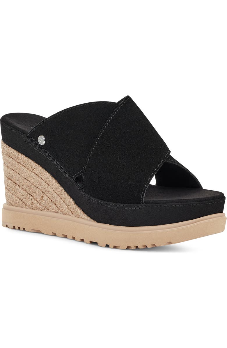 UGG<sup>®</sup> Abbot Wedge Slide Sandal, Main, color,