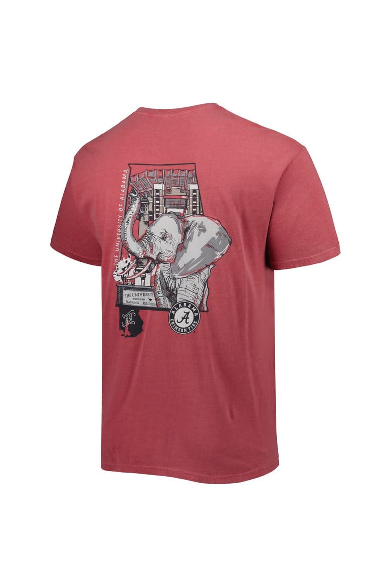 Men's Crimson Alabama Crimson Tide Hyperlocal Elephant T-Shirt, Alternate, color, Crimson