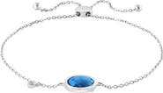 EFFY Oval Cut Blue Topaz Slide Bracelet