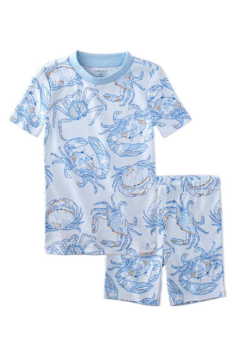 Kids' Shade Fitted Two-Piece Organic Cotton Pajamas, Main, color, HAPPY SNAPPY