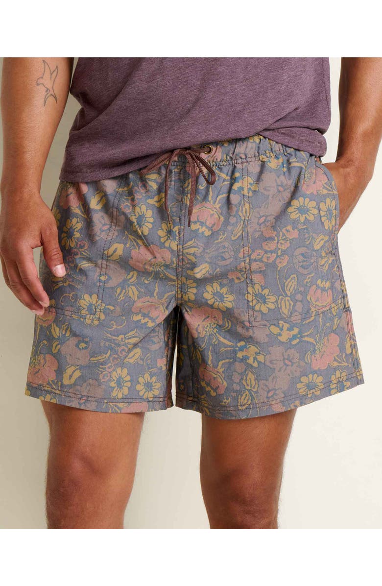 Toad & Co Men's Boundless Pull-On Short, Alternate, color, Chestnut Print