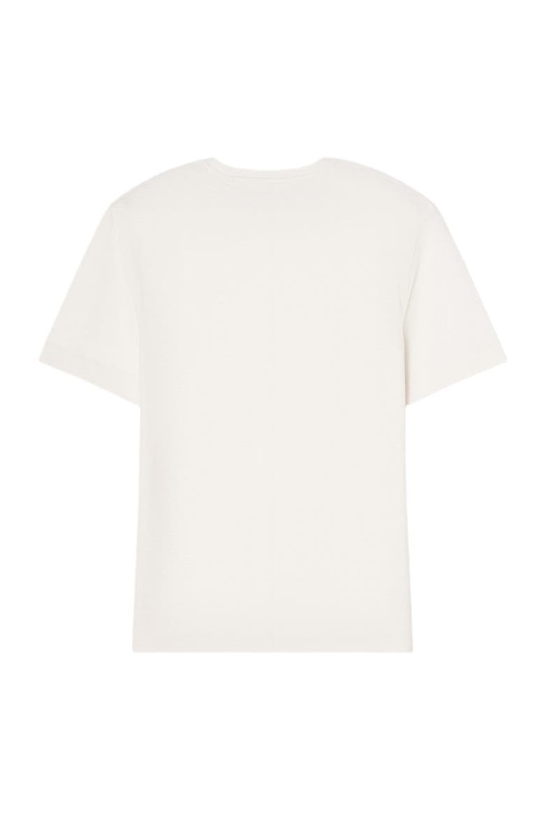 Davis Pique Linen Tee, Alternate, color, White